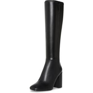 Steve Madden Women Lizah Block Heel Knee High Boots Size US 6.5M Black